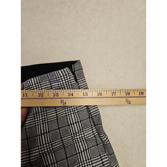 OLD NAVY Pixie Cropped Ankle Side Zip Plaid High Rise Pants - Women's Size 10 - Picture 4 of 9